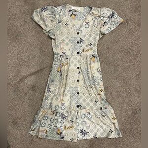 Floral Button-Down Dress